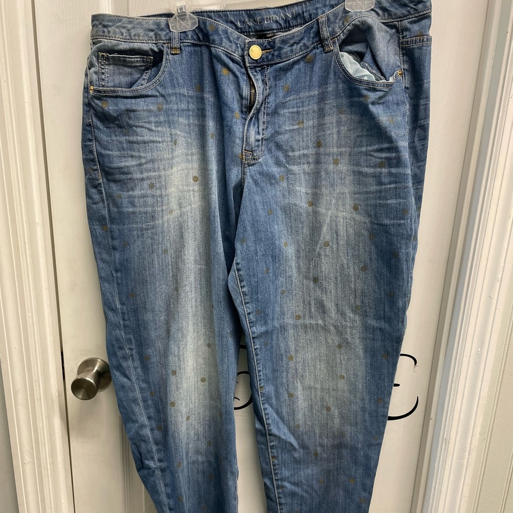 Lane Bryant low rise boyfriend jeans sz 22